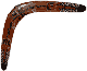 Бумеранг австралийский настоящий большой (крыло 35 см)